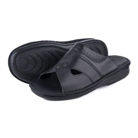 صندل چرم مردانه مدل ماکائو