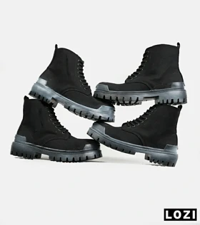 نیم بوت مردانه مشکی بالنسیاگا مدل 5901