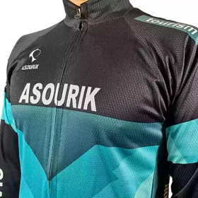 پیراهن دوچرخه سواری مشکی آبی مدل PRO