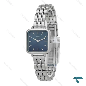 ساعت DW زنانه مربعی سیلور صفحه سرمه ای DW-7260-L