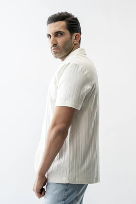 پلوشرت آستین کوتاه نیم زیپ مردانه