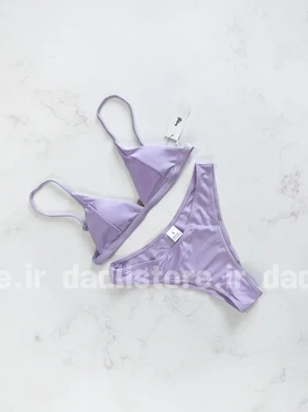 بیکینی کاپ متحرک بنفش ساده