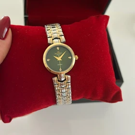 ساعت زنانه الگانس اسپشیال صفحه سبز یشمی کد 779