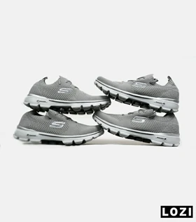 کتانی طبی مردانه و زنانه طوسی اسکیچرز SKECHERS مدل 6378