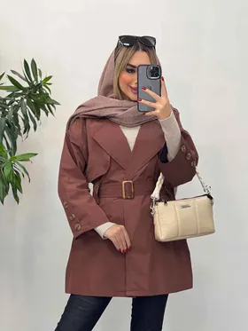 بارانی آستین سه دکمه