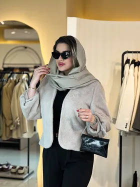 کت پوست کرم 120901