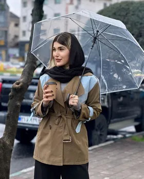 بارانی آستردار کتان زارا