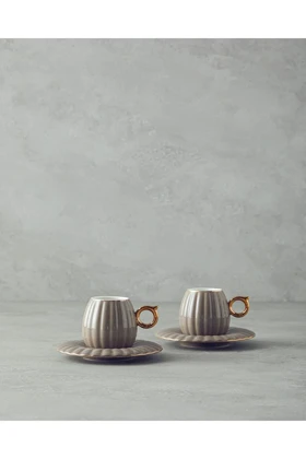 فنجان قهوه 6 نفره English Home مدل Polka چینی استخوانی