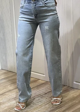 شلوار واید ابی روشن