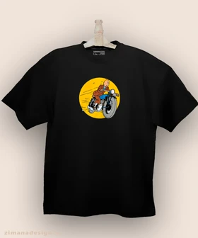 تیشرت لش مردانه و زنانه طرح تن تن کد 950