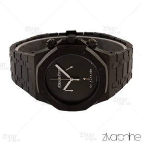 ساعت اودمار پیگه (AP) مردانه تمام مشکی صفحه مهندسی 105676