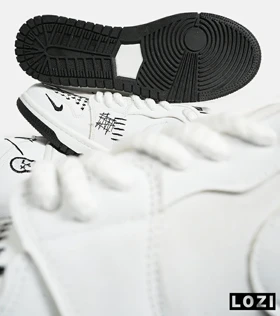 کفش کتانی مردانه و زنانه سفید نایک NIKE jordan Vodoo