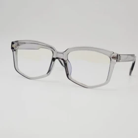 عینک آفتابی زنانه و مردانه بلوکات Anti Blue Light 28086 مناسب کار با کامپیوتر و موبایل (فریم طوسی عدسی بی رنگ)