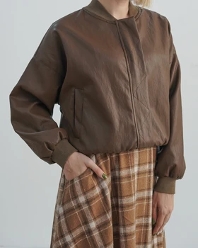 کت چرم Zara | هیبا