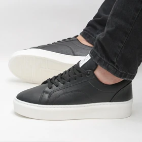 کفش و کتانی روزمره و راحتی مردانه مدل DIOR رنگ مشکی سفید کد 41238