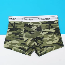 شورت مردانه کلوین کلاین طرح ارتشی – نخ پنبه درجه یک، سایزبندی XL تا 3XL