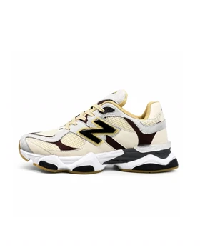 کفش کتانی مردانه مدل نیوبالانس 9060 کرم مشکی New Balance 9060
