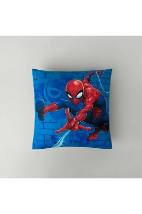 کوسن پرشده Taç مدل Spiderman Wall پلی‌استر - آبی