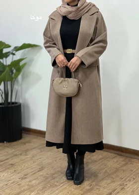 پالتو فوتر بلند آستردار دلینا