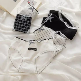 شورت سیاه سفید طرح beautiful