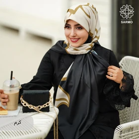 روسری ابریشم کجراه گلرخ