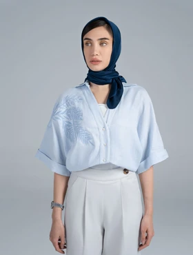 شومیز زنانه هوکانی کد 50191