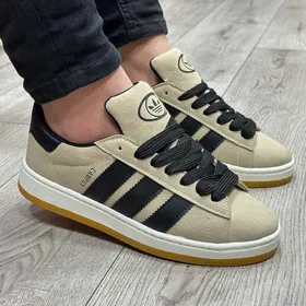 کفش و کتانی مردانه مدل ADIDAS_CAMPUS آدیداس کامپوس رنگ کرم مشکی