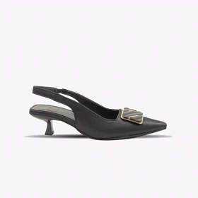 کفش مجلسی زنانه پاشنه‌دار 3 سانت مدل 400344 _ sandal valentino