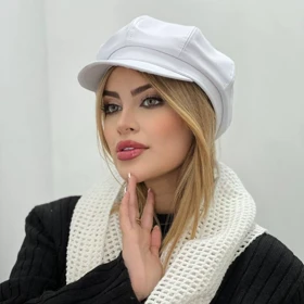کلاه هشت ترک چرم