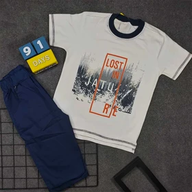 تیشرت شلوارک پسرانه LOST