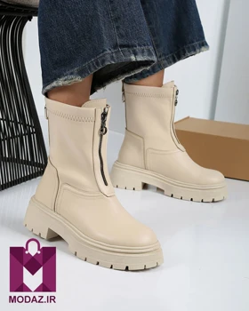 بوت زنانه زمستانه جلو زیپ BOOT 8373