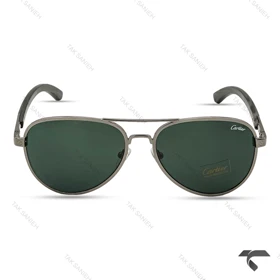 عینک آفتابی مردانه کارتیر CT2851-3 خلبانی نوک مدادی Cartier-9863-G