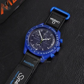 ساعت امگا سواچ Omega x Swatch Speedmaster BeK1 (سورمه‌ای)