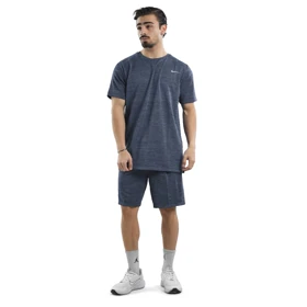 ست تیشرت و شلوارک اسپرت نایک مدل DS-JDI-4K1063 سرمه ای