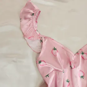 تاپ و شورت ساتن لورنزا کد 2258
