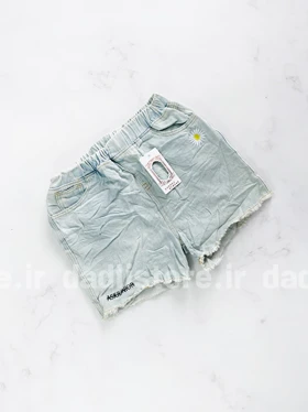 شورتک کوتاه جین گلدوزی