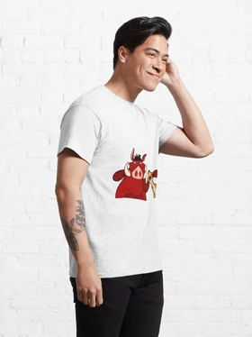 تیشرت lion king طرح timon and pumba