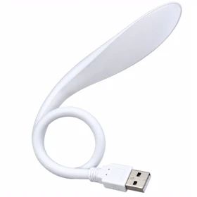 چراغ مطالعه USB مدل T-001 با نور LED و قابلیت تنظیم زاویه (سفید)