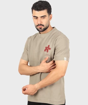 تیشرت لش طرحدار مینیمال 4209