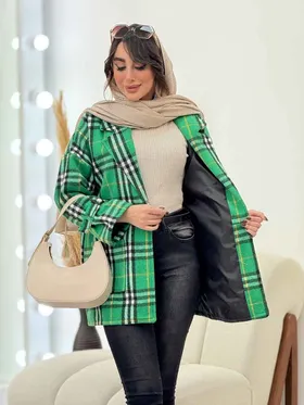 پالتو چهارخونه فرشته