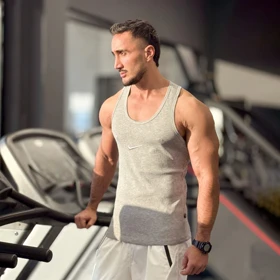 رکابی تنک تاپ قهرمانی کبریتی نایک طوسی