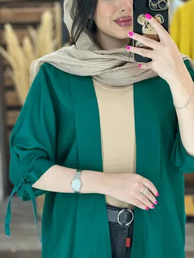 مانتو پانچ بغل دکمه بابوس
