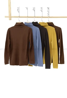 بلوز بافت یقه اسکی وارداتی کد1004582