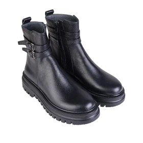 بوت چرم دو سگک زنانه 403 ec