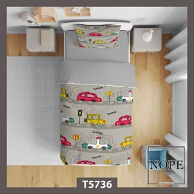 روتختی کودک طرح پترن ماشین مدل T5736