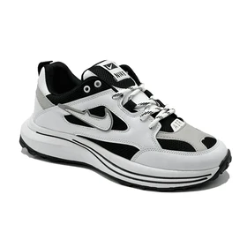 کتانی اسپرت مردانه مدل نایک NIKE رنگ سفید مشکی