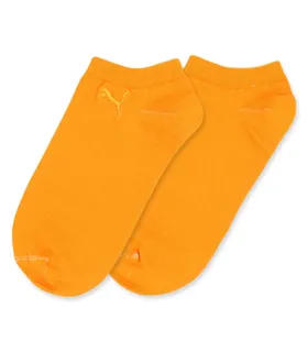 جوراب مچی گلدوزی طرح Puma طیف نارنجی