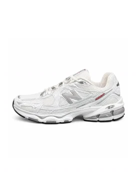 کفش کتانی مردانه مدل نیوبالانس سفید طوسی New BALANCE 740