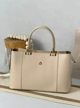 کیف دستی زنانه آلفا ALFA کد 6002 (سفید کرمی)