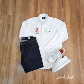 پیراهن لوگوریز و بزرگ طرح پولو